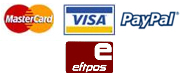 We accept the following cards