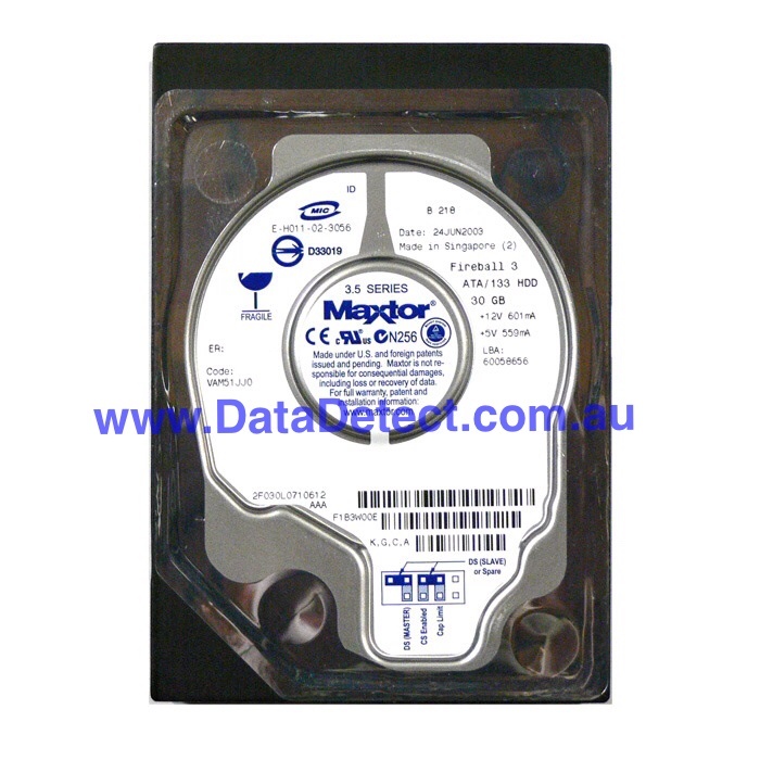 Recovering Data From Maxtor Hard Disk Drives