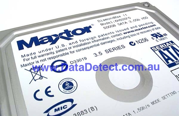 Recovering Data From Maxtor Hard Disk Drives